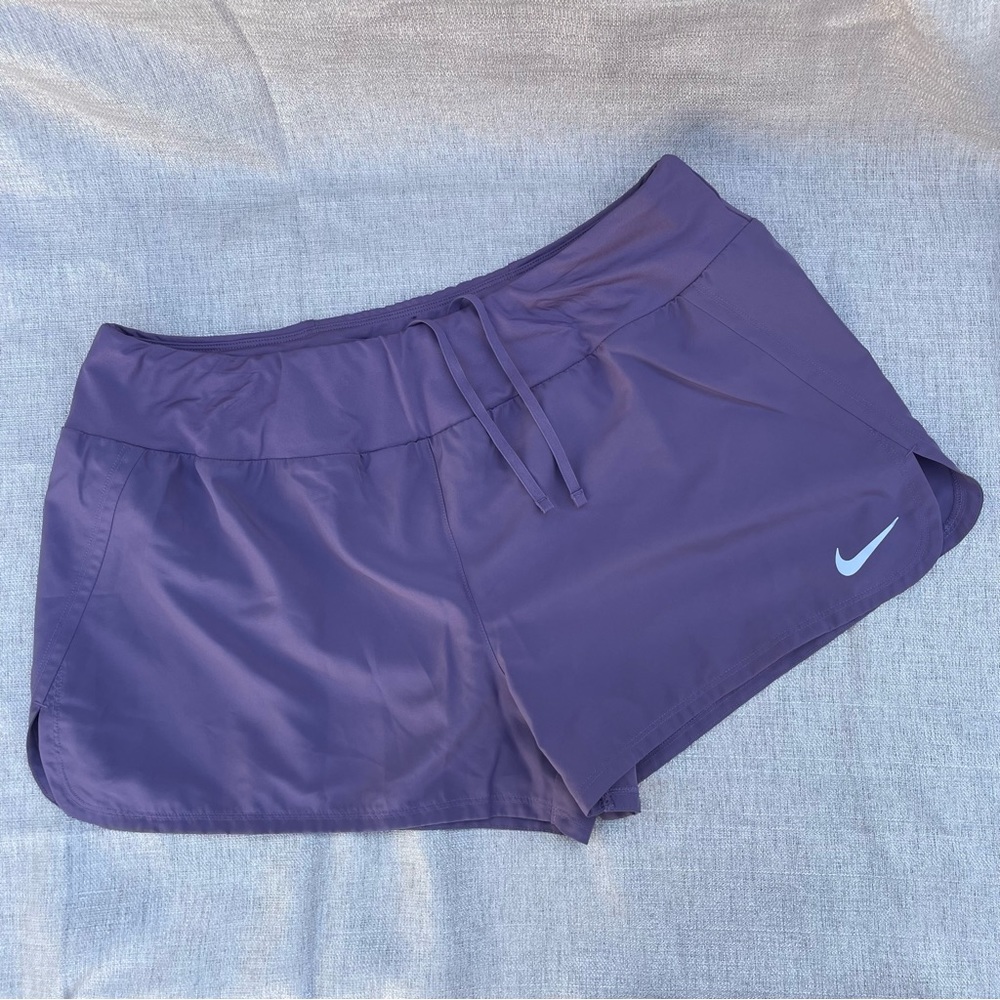 NWT Nike Drawstring Lined Running Short XL Purple